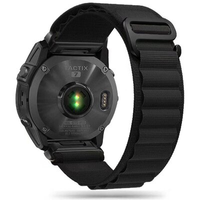 Pasek TECH-PROTECT Nylon Pro do Garmin Fenix 3/5X/3HR/5X Plus/6X /6X Pro/7X/8/8 Pro (szerokość paska 26 mm) Czarny
