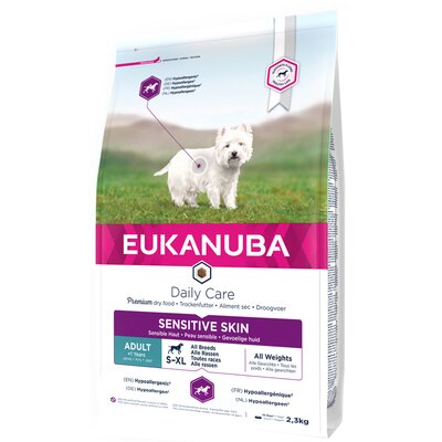 Karma dla psa EUKANUBA Daily Care Sensitive Skin Ryby Oceaniczne 2.3 kg