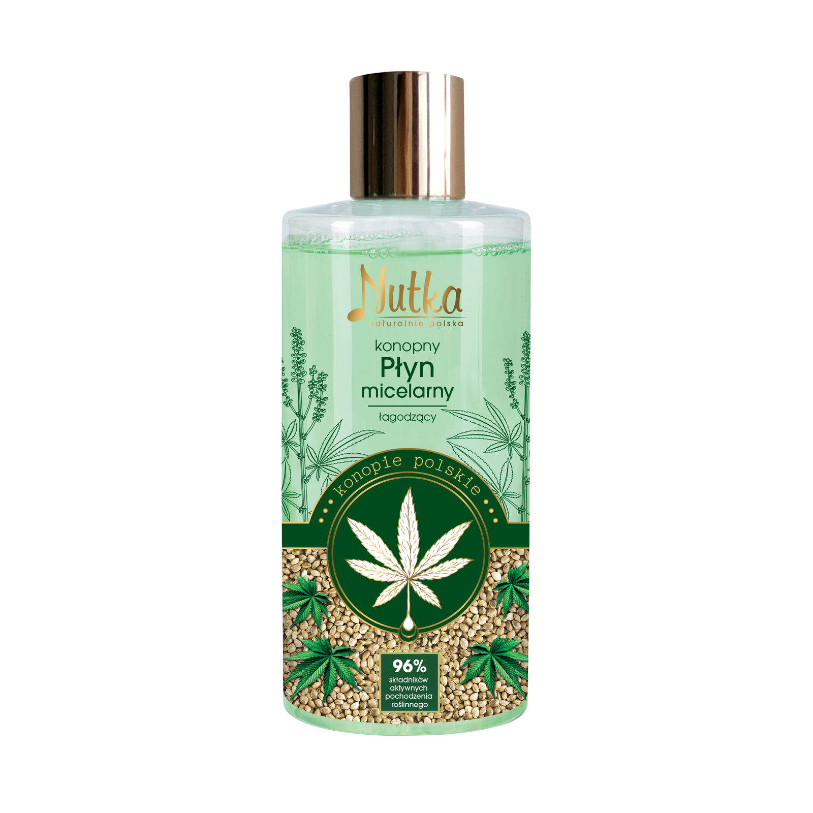 Nutka konopny łagodzący płyn micelarny, 400 ml