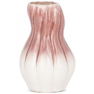 Wazon EUROFIRANY Evita 01 16 x 25 cm Kremowo-różowy