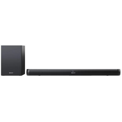 Soundbar SHARP HT-SBW202 Czarny 2.1-kanałowy, Bezprzewodowy Subwoofer, HDMI CEC, Bluetooth,  3 tryby dźwięku