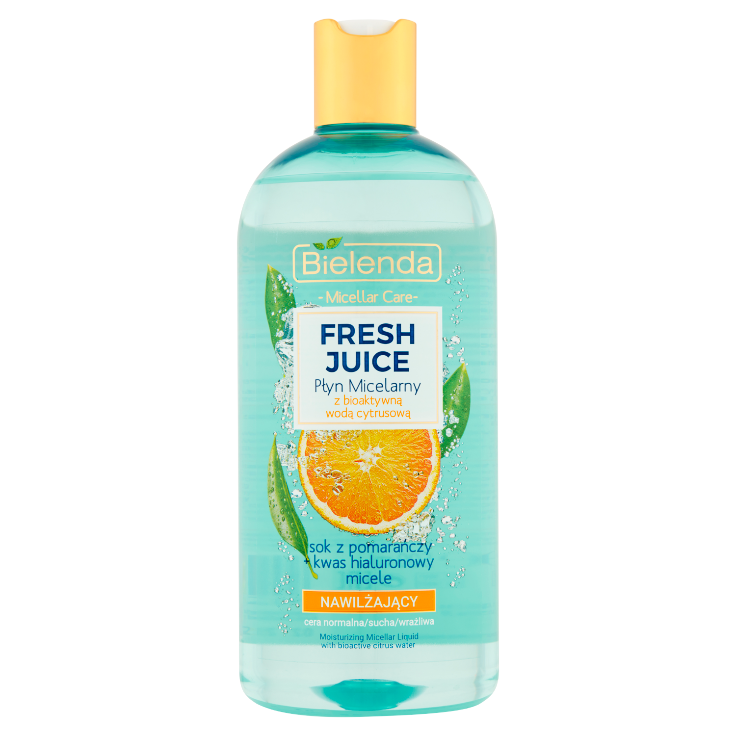Bielenda Fresh Juice płyn micelarny z bioaktywną wodą cytrusową nawilżający, 500 ml