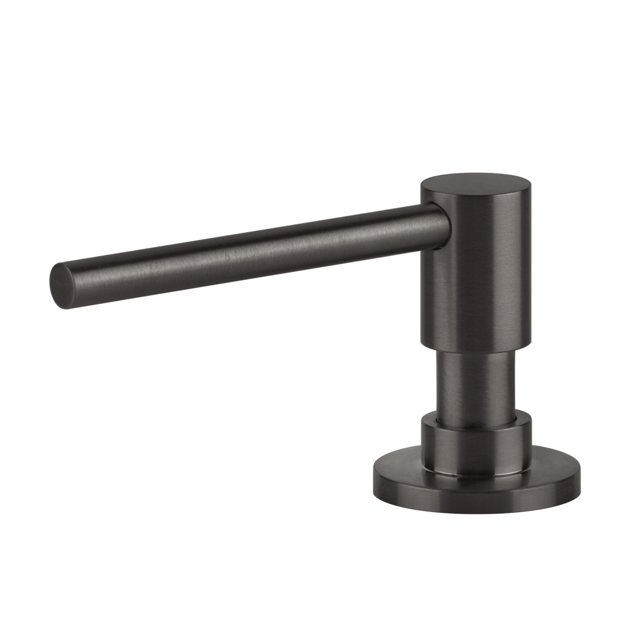 Gessi - Dozownik do mydła Dispenser 29660 Czarny metal szczotkowany PVD