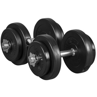 Zestaw hantli GORILLA SPORTS 2802 (2 x 10 kg)