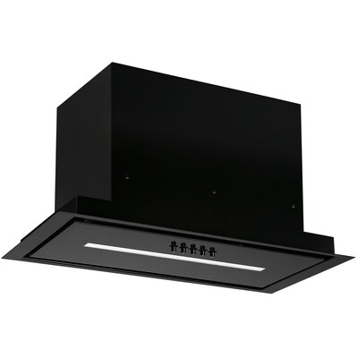 Okap MAAN Helios 60 Push Button Czarne szkło 455m3/h 59dB klasa B