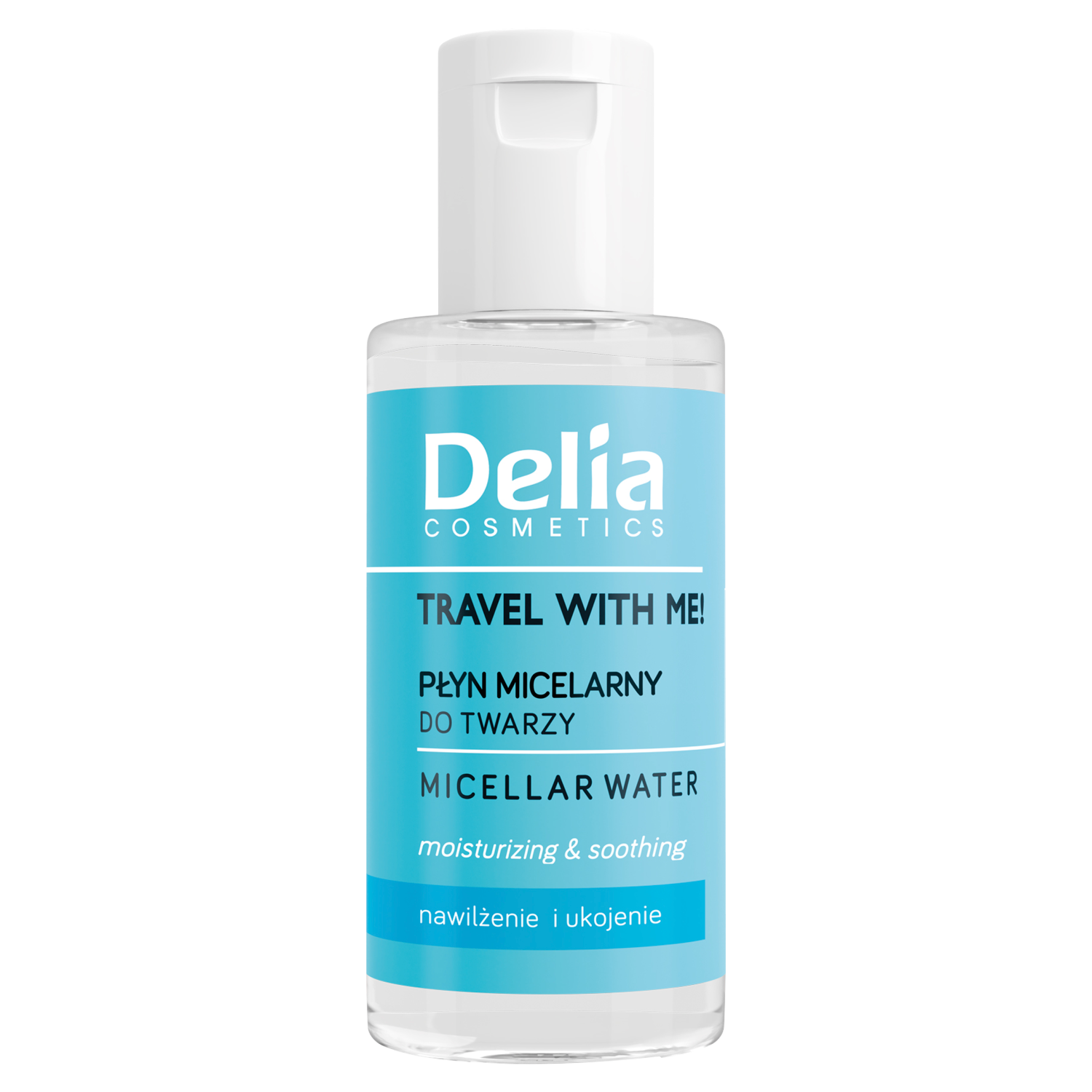 Delia Travel With Me płyn micelarny do demakijażu, 50 ml