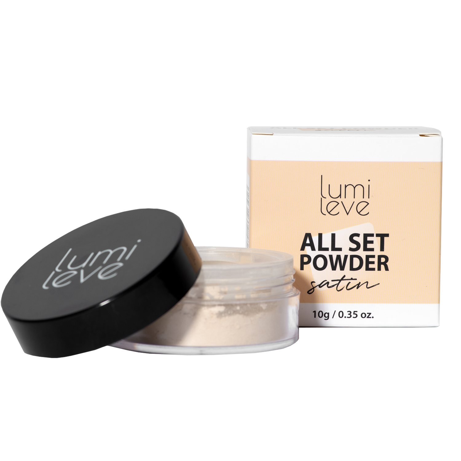 Lumileve All Set Satin Powder  puder z wykończeniem satynowym, 10 g