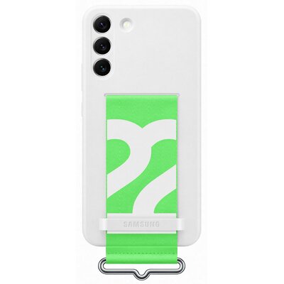 Etui SAMSUNG Silicone Cover Strap do Galaxy S22+ EF-GS906TWEGWW Biały