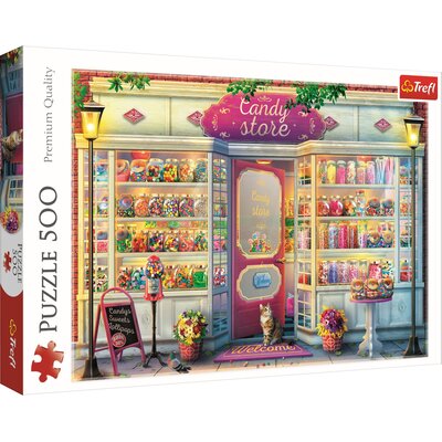 Puzzle TREFL Premium Quality Sklepik ze słodyczami 37407 (500 elementów)