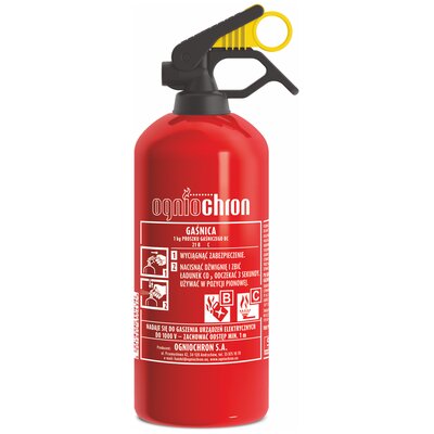 Gaśnica samochodowa OGNIOCHRON GP-1Z BC 1 kg