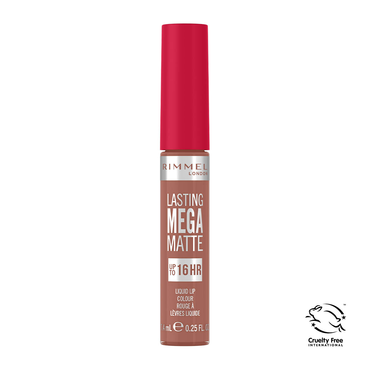 Rimmel Lasting Mega Matte długotrwała matowa pomadka w płynie do ust 700 be my baby, 7,4 ml