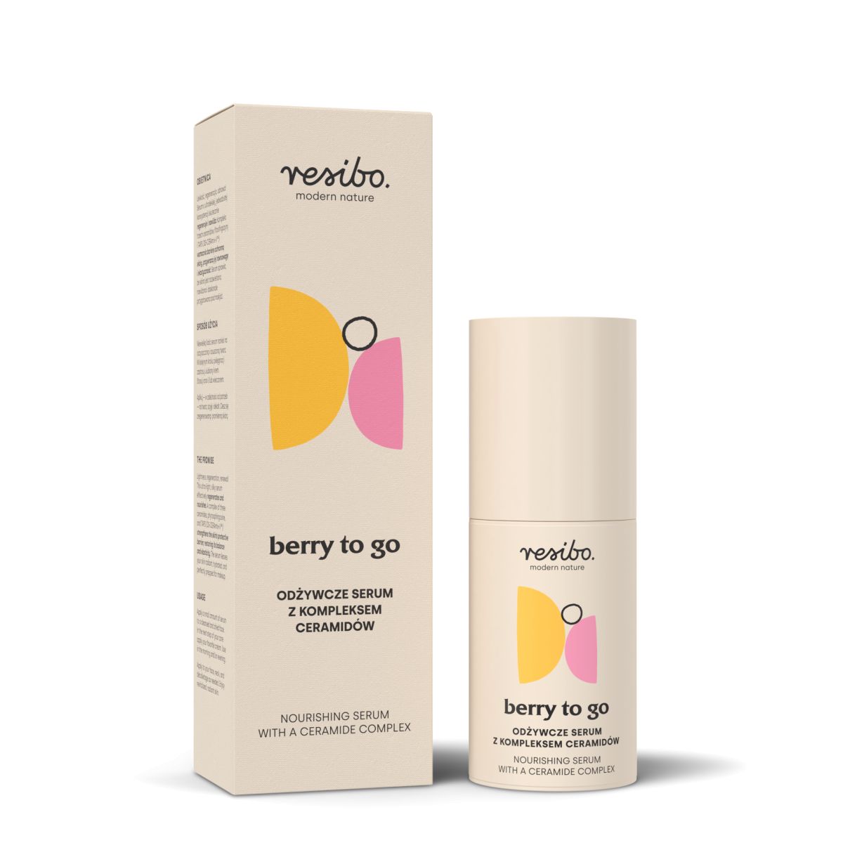 Resibo Berry To Go odżywcze serum do twarzy z kompleksem ceramidów, 30 ml