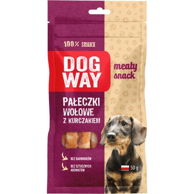 Przysmak dla psa DOGWAY Meaty Snack Wołowina z kurczakiem 50 g