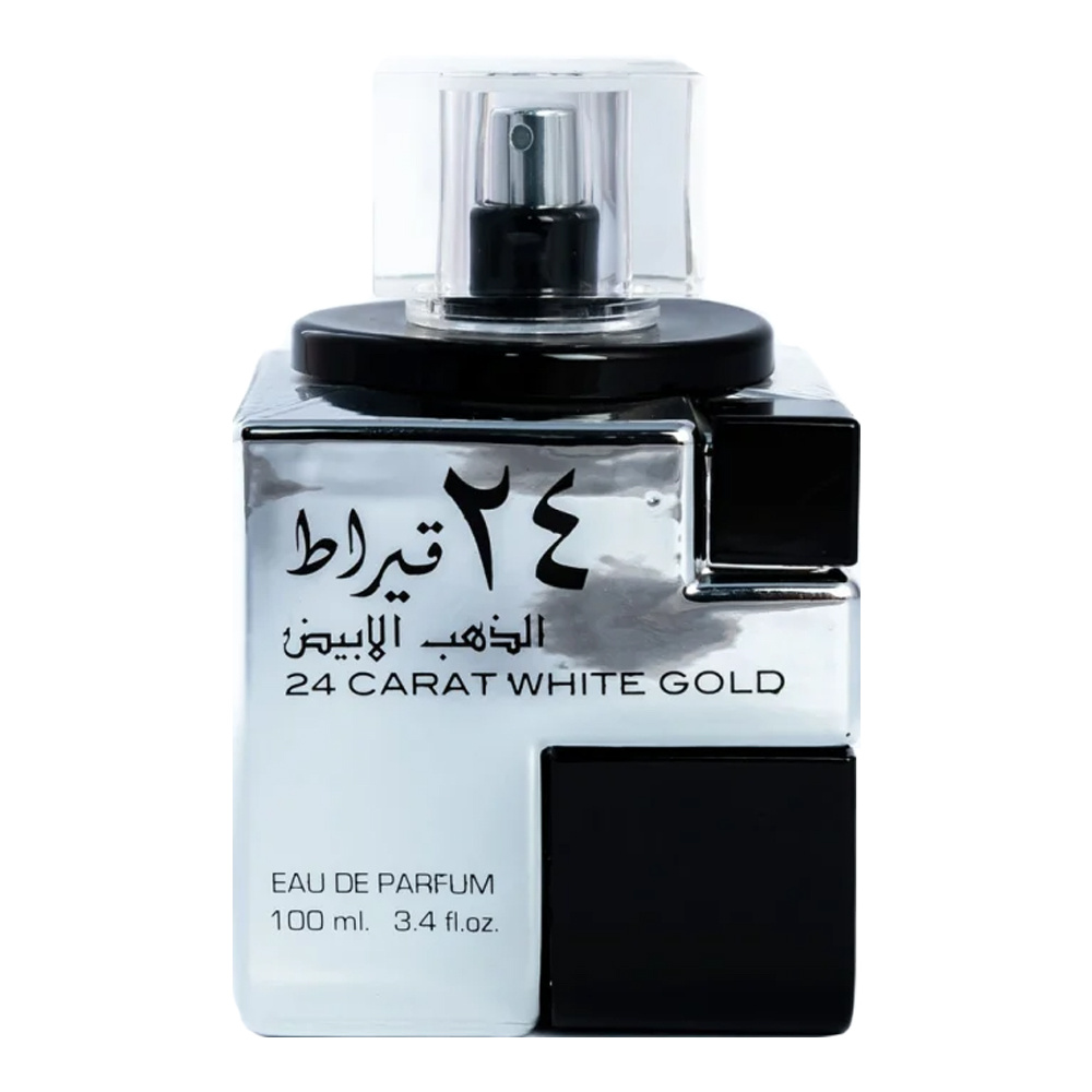Lattafa 24 Carat White Gold woda perfumowana unisex, 100 ml