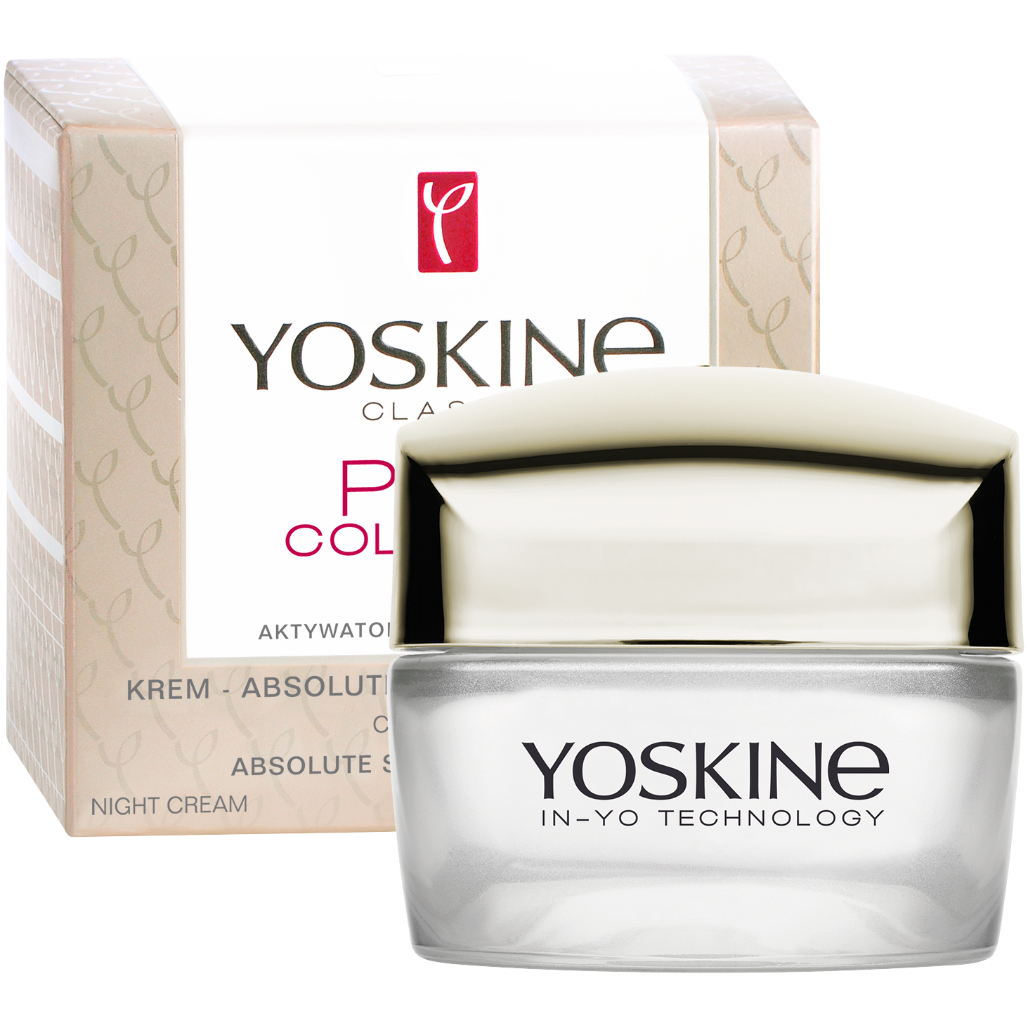 Yoskine Classic krem do twarzy 60+ na noc do cery suchej, 50 ml