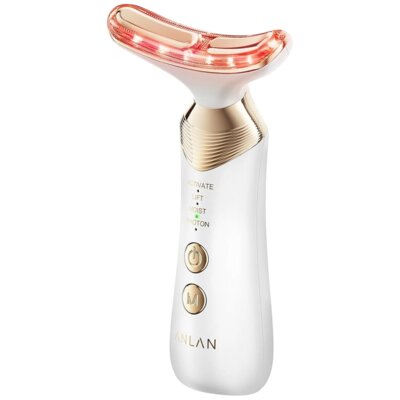 Masażer do twarzy ANLAN 09-AMJY42-02A Biało-złoty