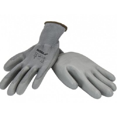 Rękawice robocze DEDRA BH1009R10 Szary (rozmiar XL)