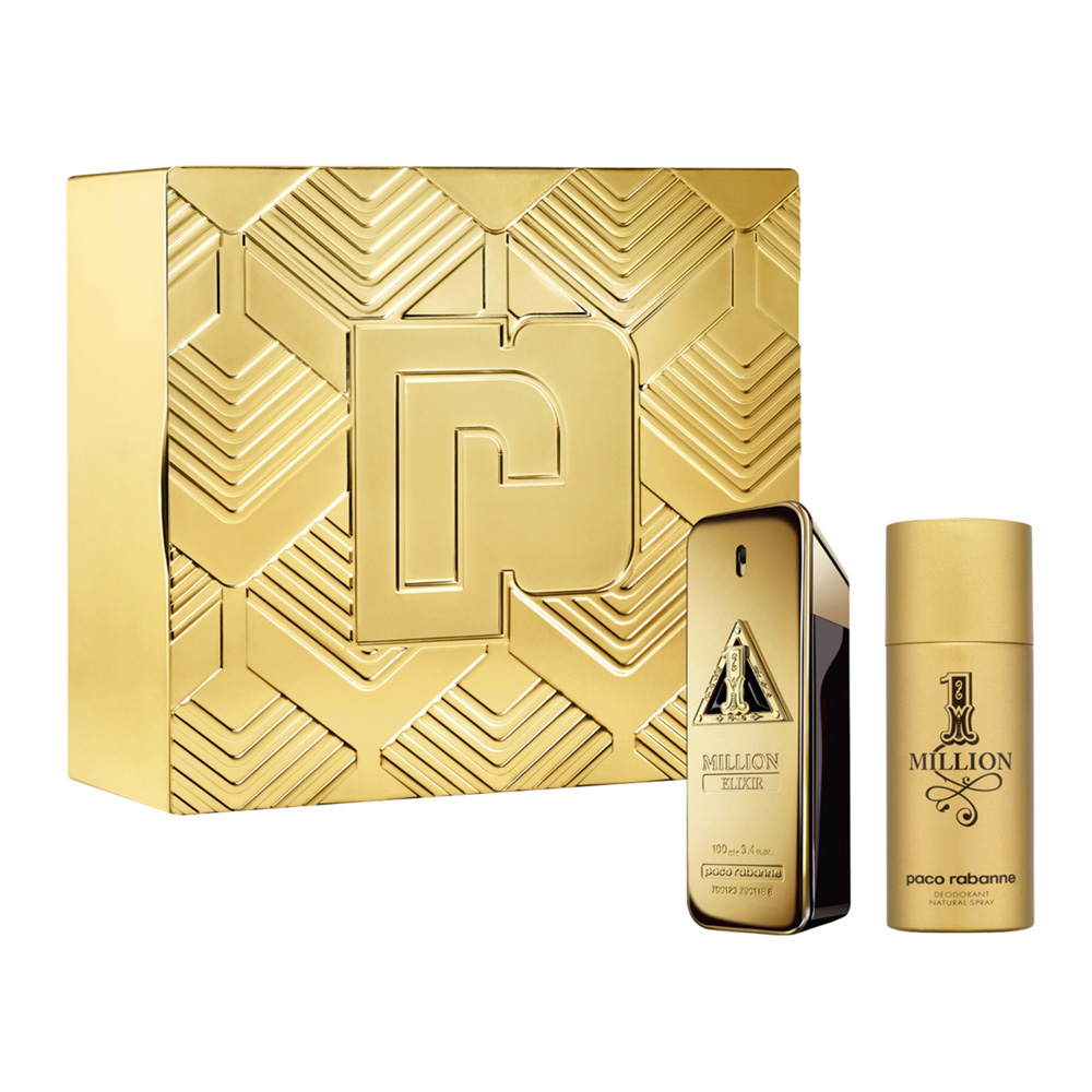 Paco Rabanne 1 Million Elixir zestaw męski: perfumy, 100 ml + dezodorant w sprayu, 150 ml