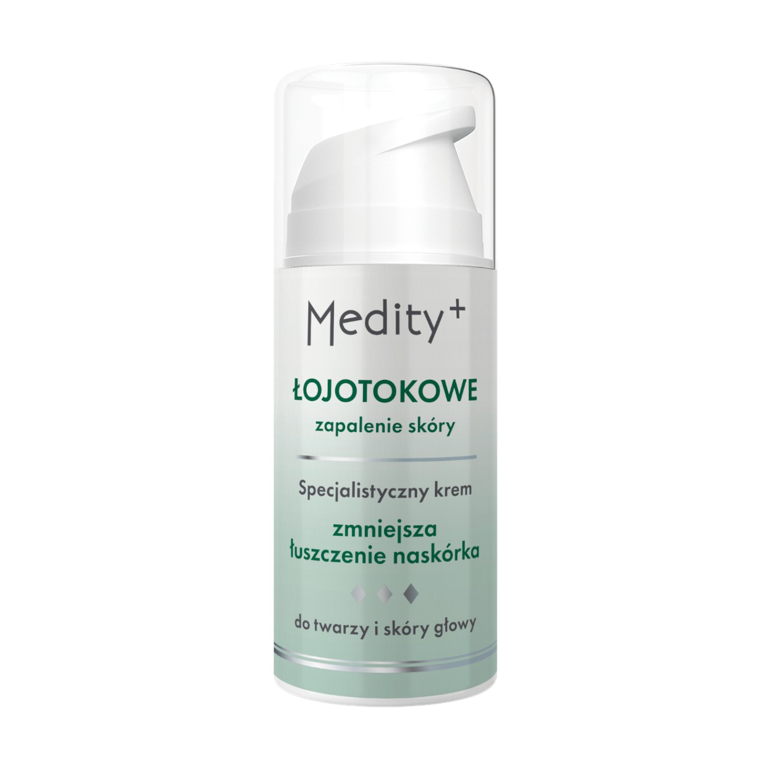 Medity+ Łojotokowe zapalenie skóry specjalistyczny krem do twarzy i skóry głowy, 50 ml