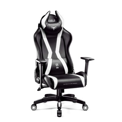 Fotel gamingowy DIABLO CHAIRS X-Horn 2.0 (XL) Czarno-biały