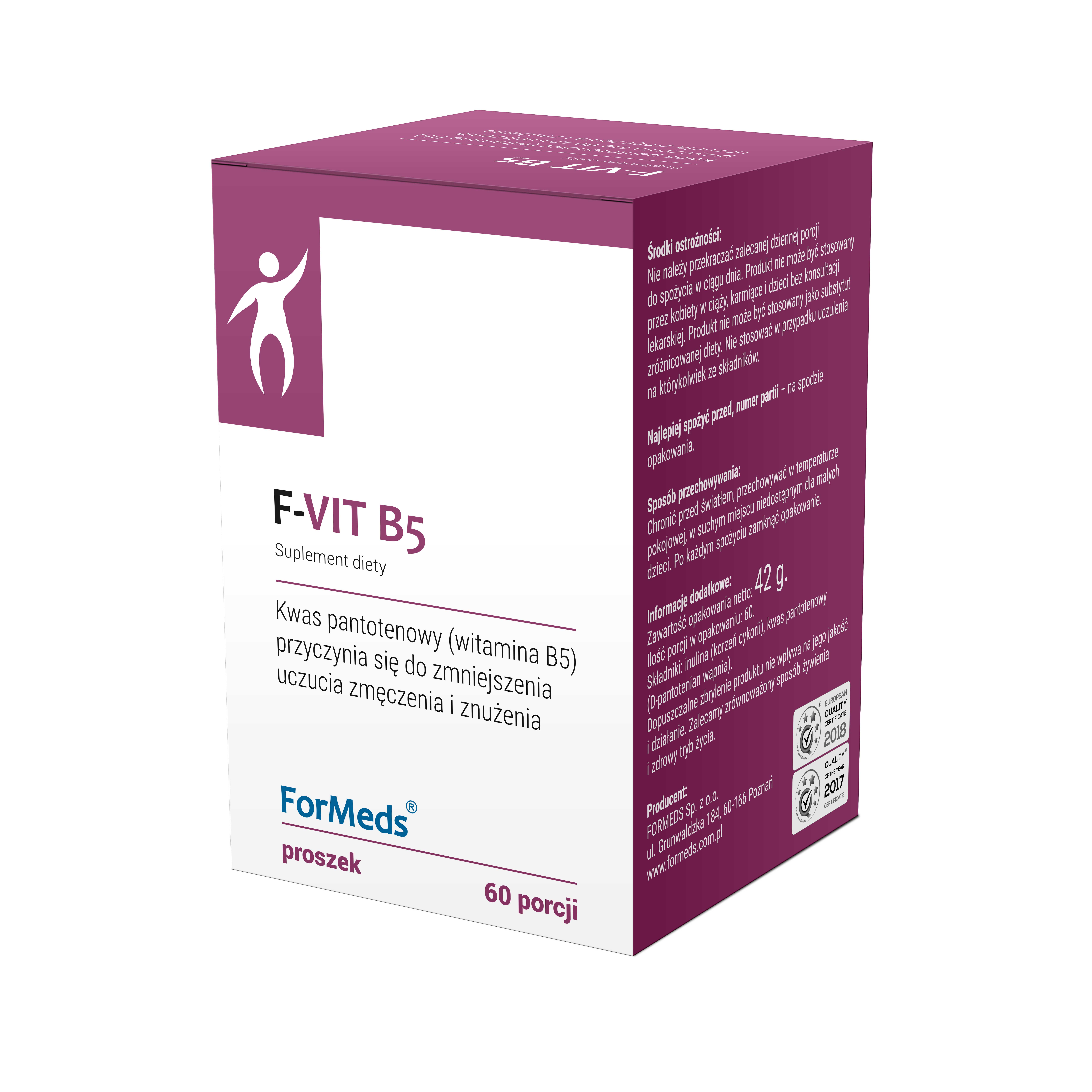 ForMeds F-VIT B5, suplement diety, proszek, 60 dawek