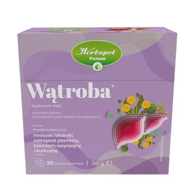 Herbata HERBAPOL Wątroba (20 sztuk)