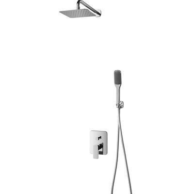 Zestaw prysznicowy podtynkowy OMNIRES Apure SYS AP10 z deszczownicą