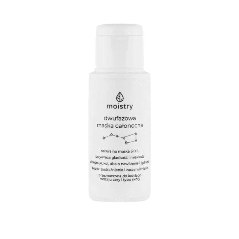 Moistry dwufazowa całonocna maska do twarzy, 50 ml