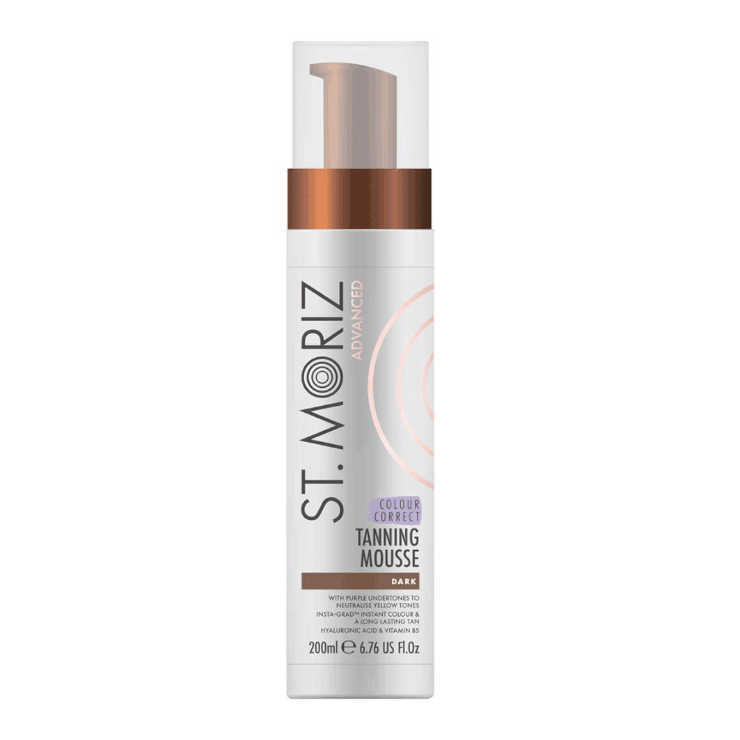 ST.Moriz Advanced Pro samoopalająca, korygująca kolor pianka o ciemnym odcieniu, 200 ml