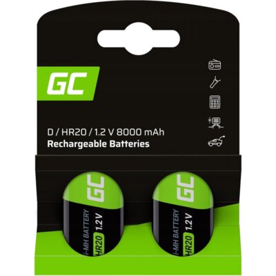 Akumulatorki HR20 8000 mAh GREENCELL (2 szt.)