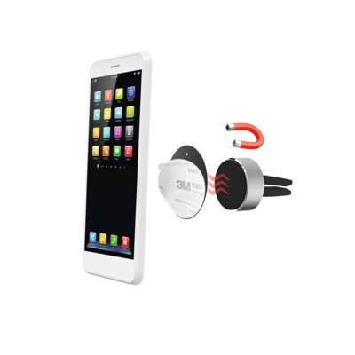Uchwyt na telefon HAMA Magnet Alu Srebrny
