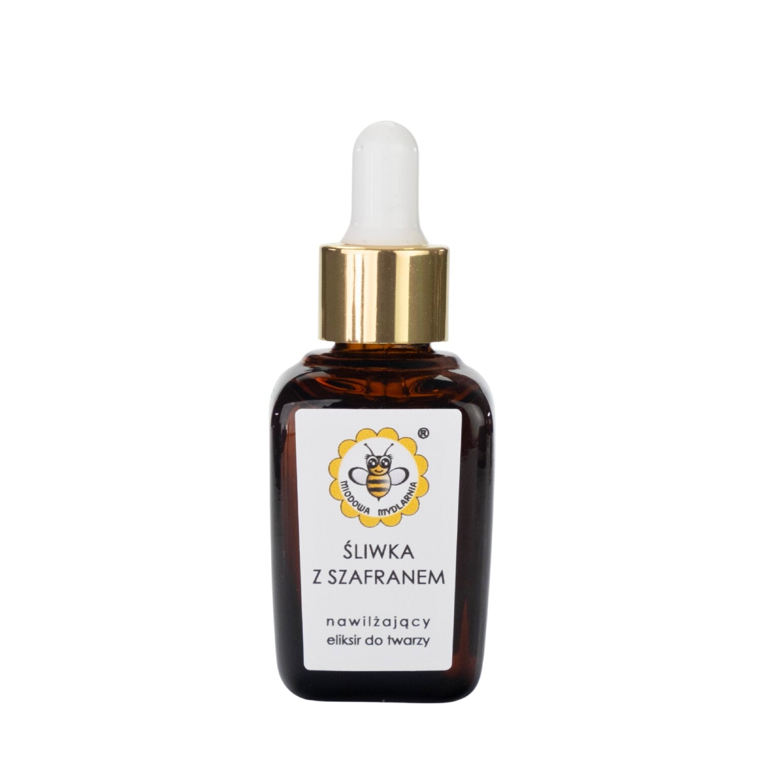 Miodowa Mydlarnia olejek do twarzy śliwka z szafranem, 30 ml