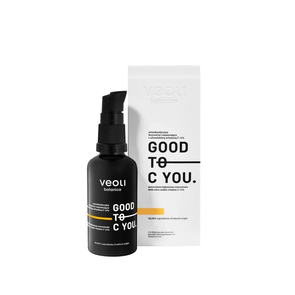 Veoli Botanica Good To C You antyoksydacyjny koncentrat do twarzy z witaminą C, 40 ml