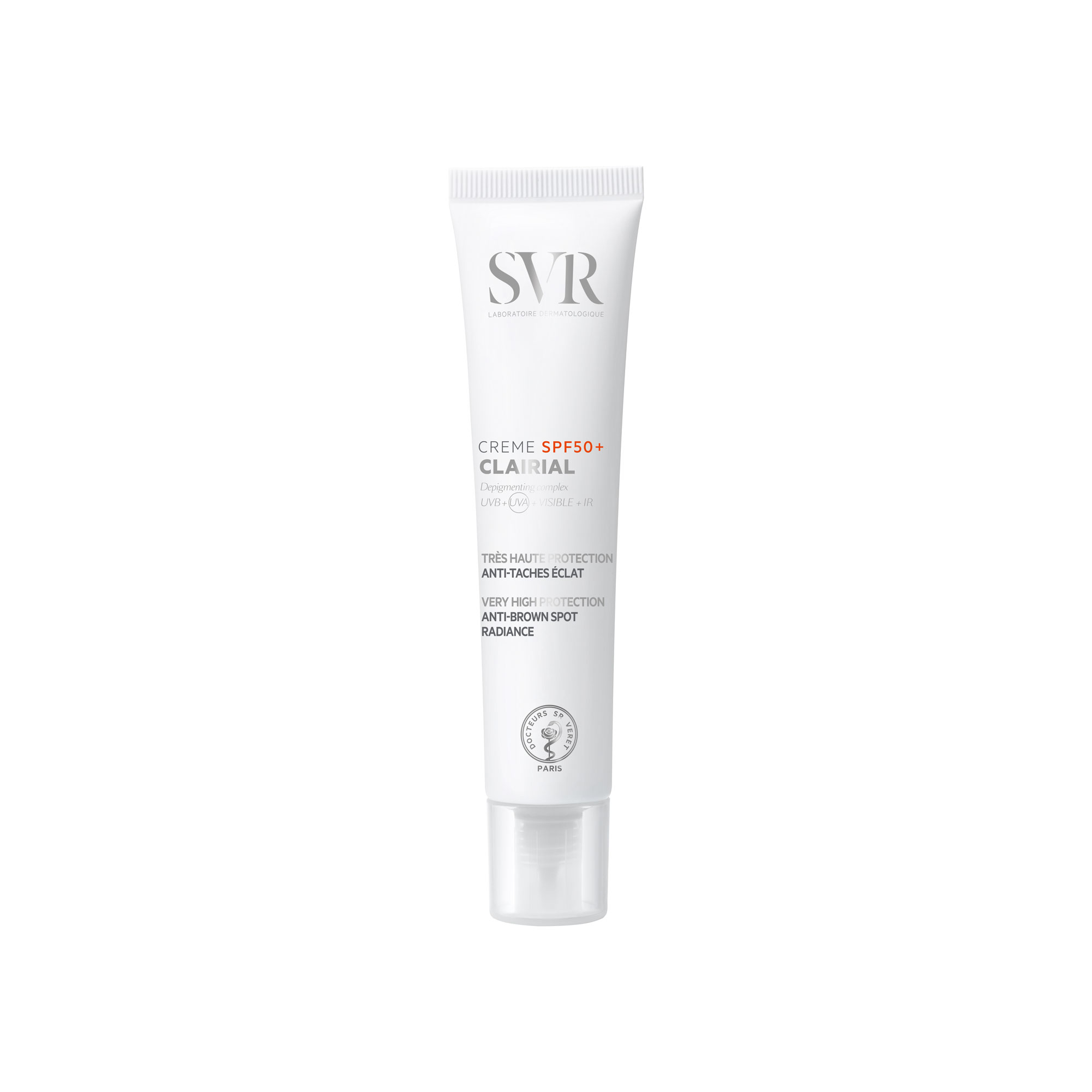 SVR Clairial krem do twarzy na przebarwienia z SPF50+, 40 ml