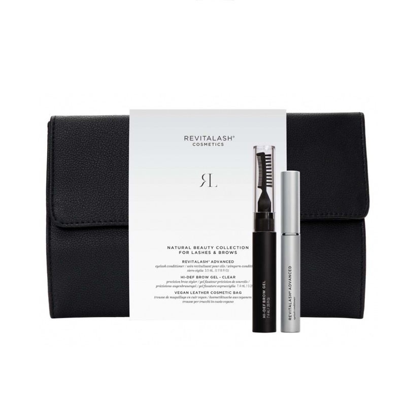 RevitaLash zestaw do rzęs i brwi: odżywka, 3,0 ml + bezbarwny żel, 7,4 ml + kosmetyczka, 1 szt.
