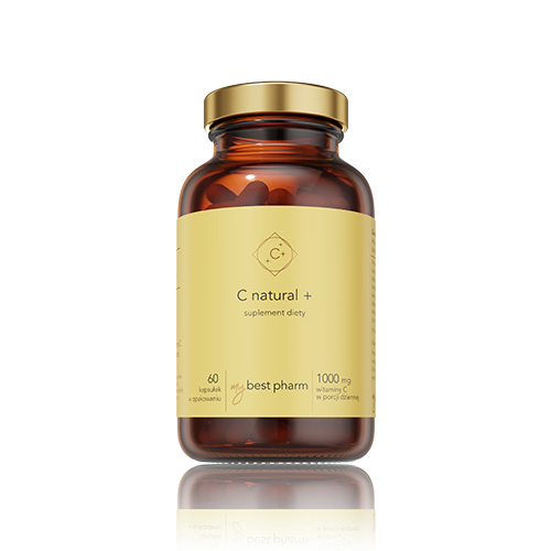 MyBestPharm MyBest C Natural + suplement diety, 60 kaps./1 opak.