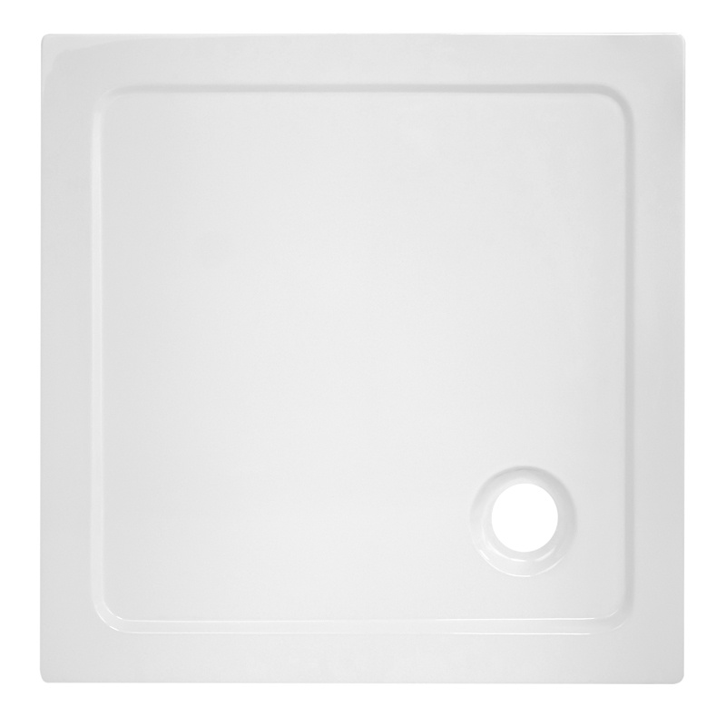 BRODZIK PRYSZNICOWY KWADRATOWY SLIM ST02D BIAŁY 100x100 CM