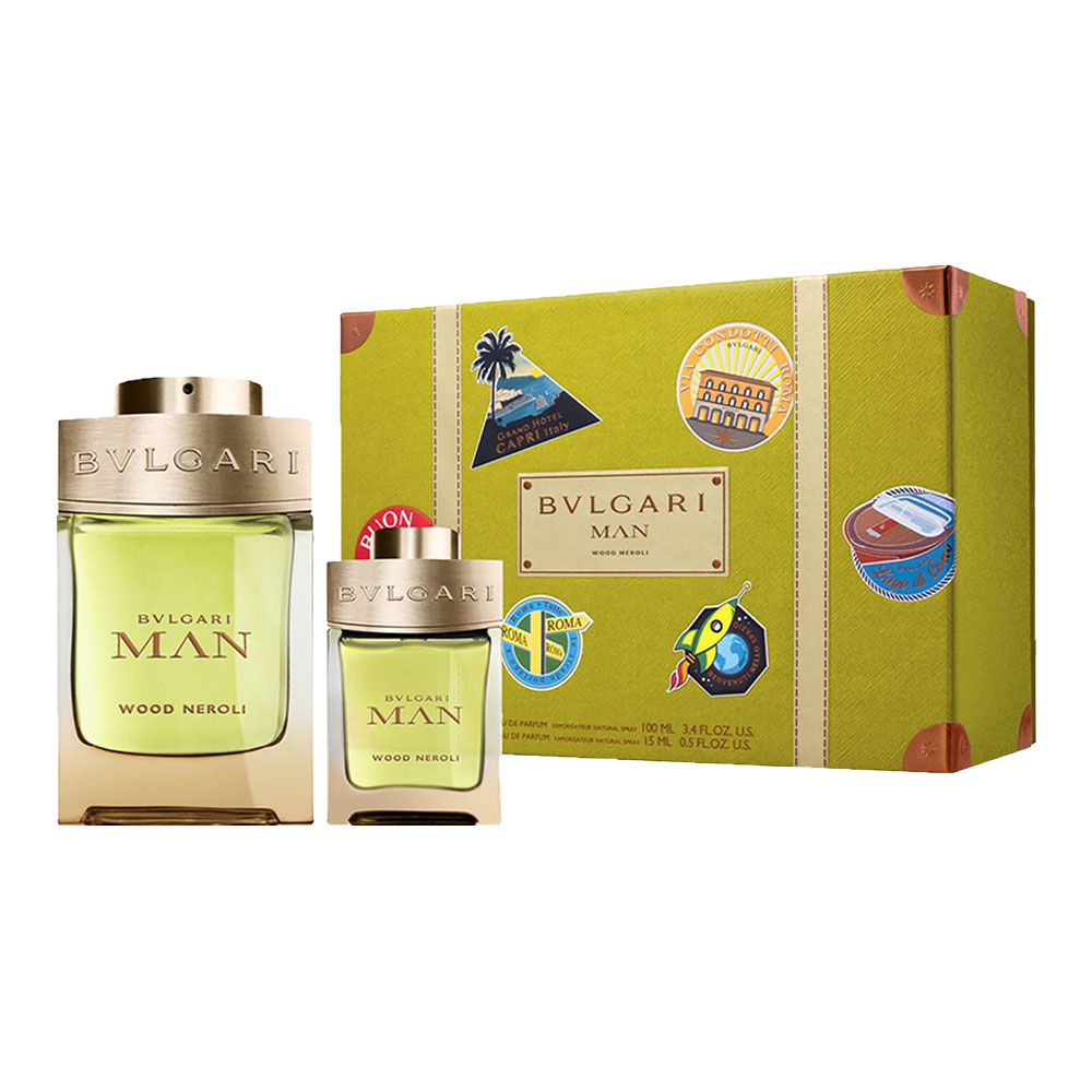 Bvlgari Man Wood Neroli zestaw męski: woda perfumowana, 100 ml + woda perfumowana, 15 ml