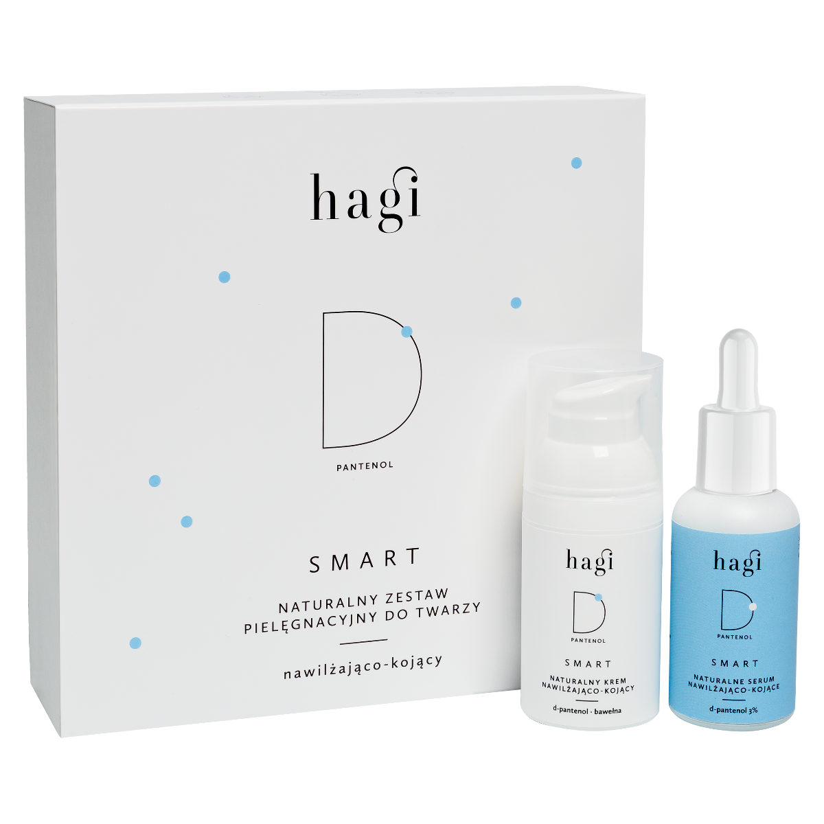 Hagi SMART D zestaw kosmetyków nawilżających do twarzy, 2 x 30 ml