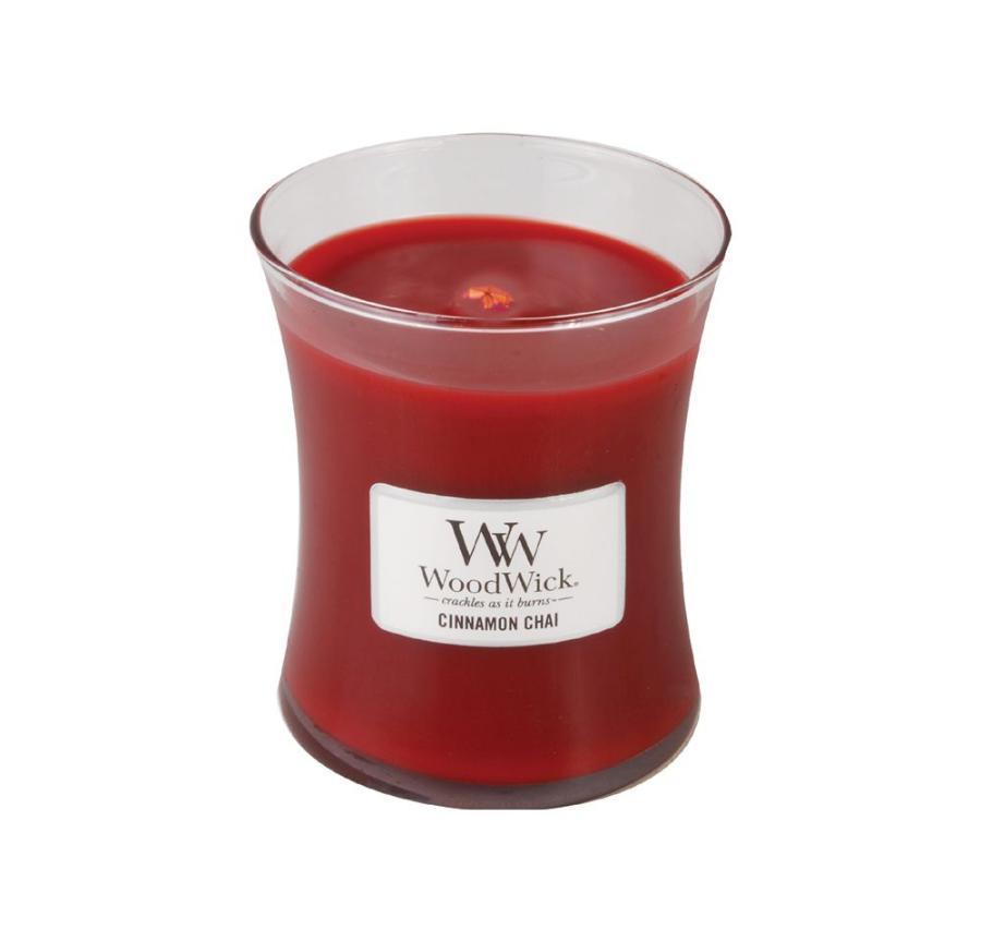WoodWick - Świeca Średnia Cinnamon Chai 100h
