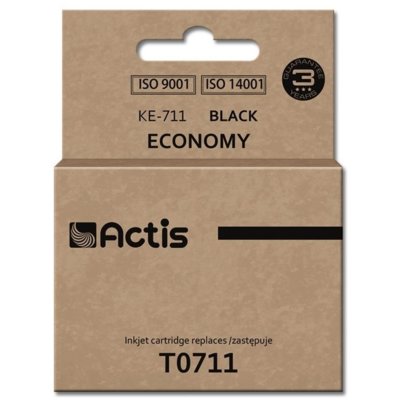 Tusz ACTIS do Epson T0711 / T0891 / T1001 Czarny 15 ml KE-711