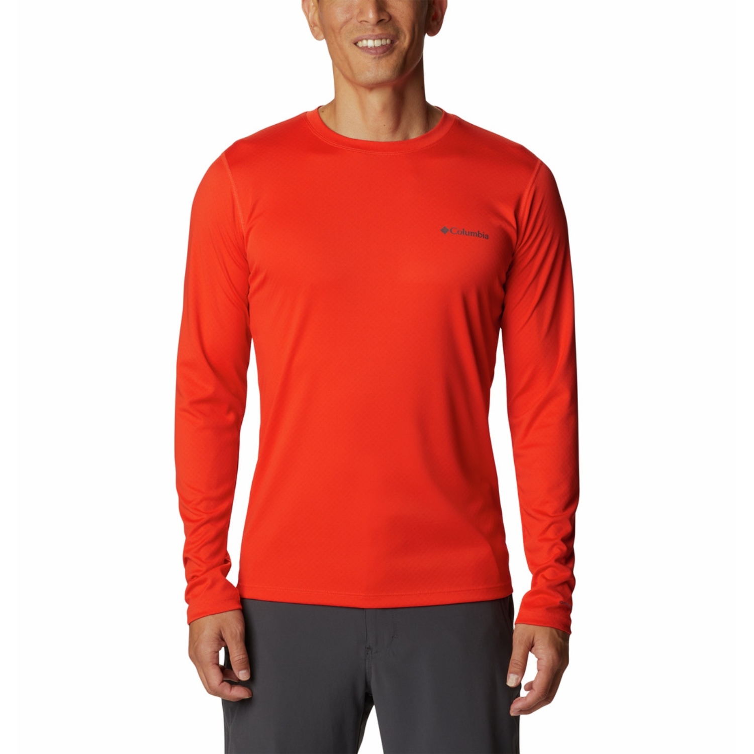 Męska koszulka termoaktywna Columbia Zero Rules LS spicy - XL