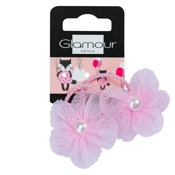 Glamour Kids gumki do włosów, 2 szt./1 opak.