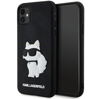 Etui KARL LAGERFELD Choupette 3D do Apple iPhone 11/Xr Czarny