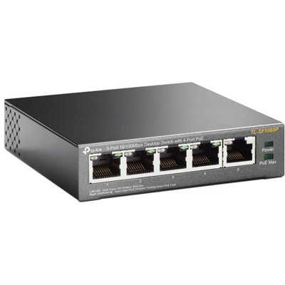 Switch TP-LINK TL-SF1005P Fast Ethernet, 5 portów, Funkcja PoE