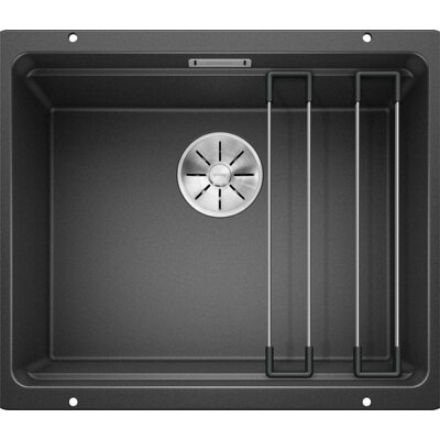 Zlewozmywak jednokomorowy BLANCO Etagon 500-U 525887 Czarny 46x53