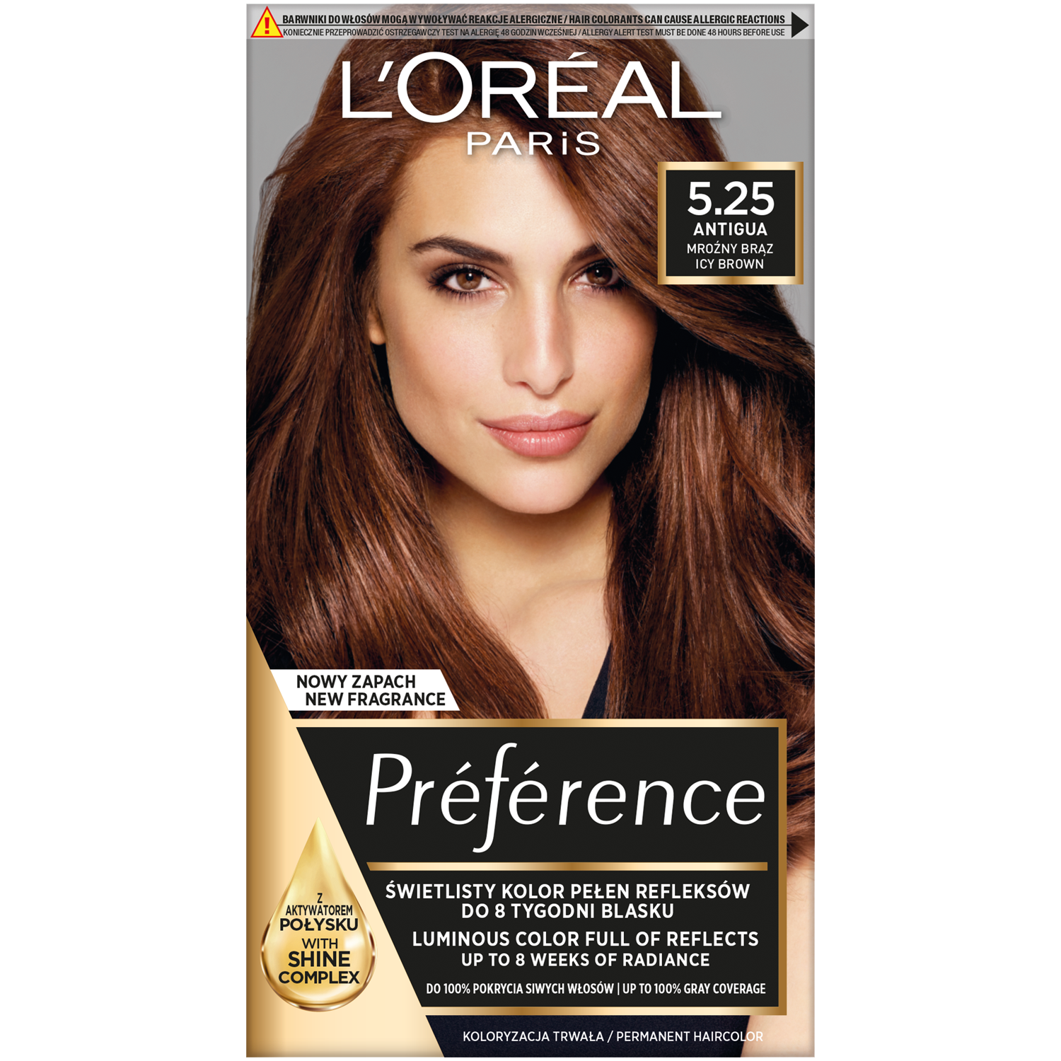 L'Oréal Paris Récital Préférence farba do włosów 5.25 mroźny brąz, 1 opak.