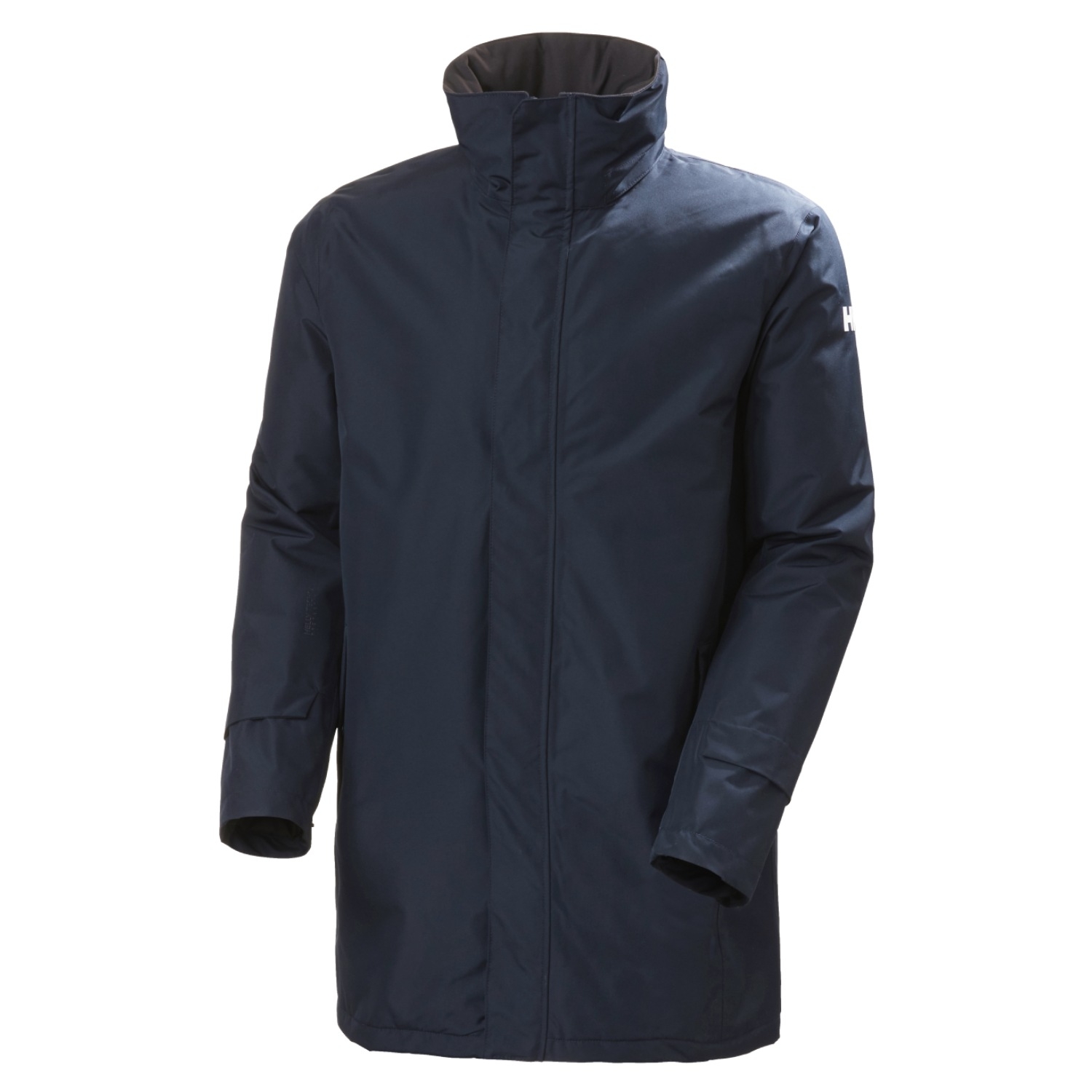 Męska kurtka przeciwdeszczowa Helly Hansen Dubliner Insulated Long Jacket navy - M