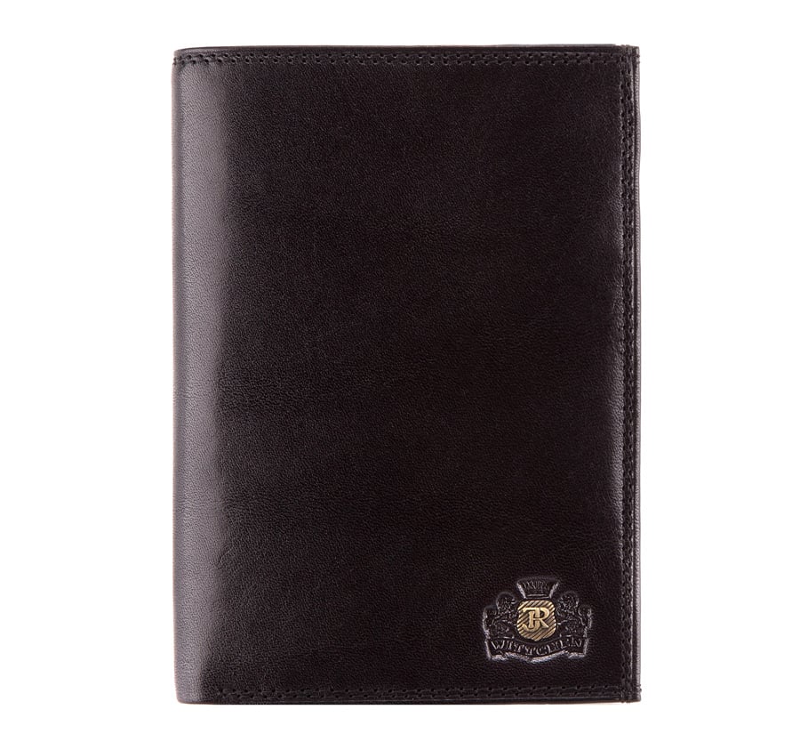 WITTCHEN Portfel czarny Da Vinci skóra licowa