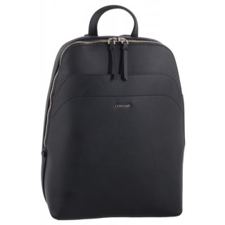 Plecak Calvin Klein Business Backpack Saffiano Black/Sand Pebble K60K611676 BEH